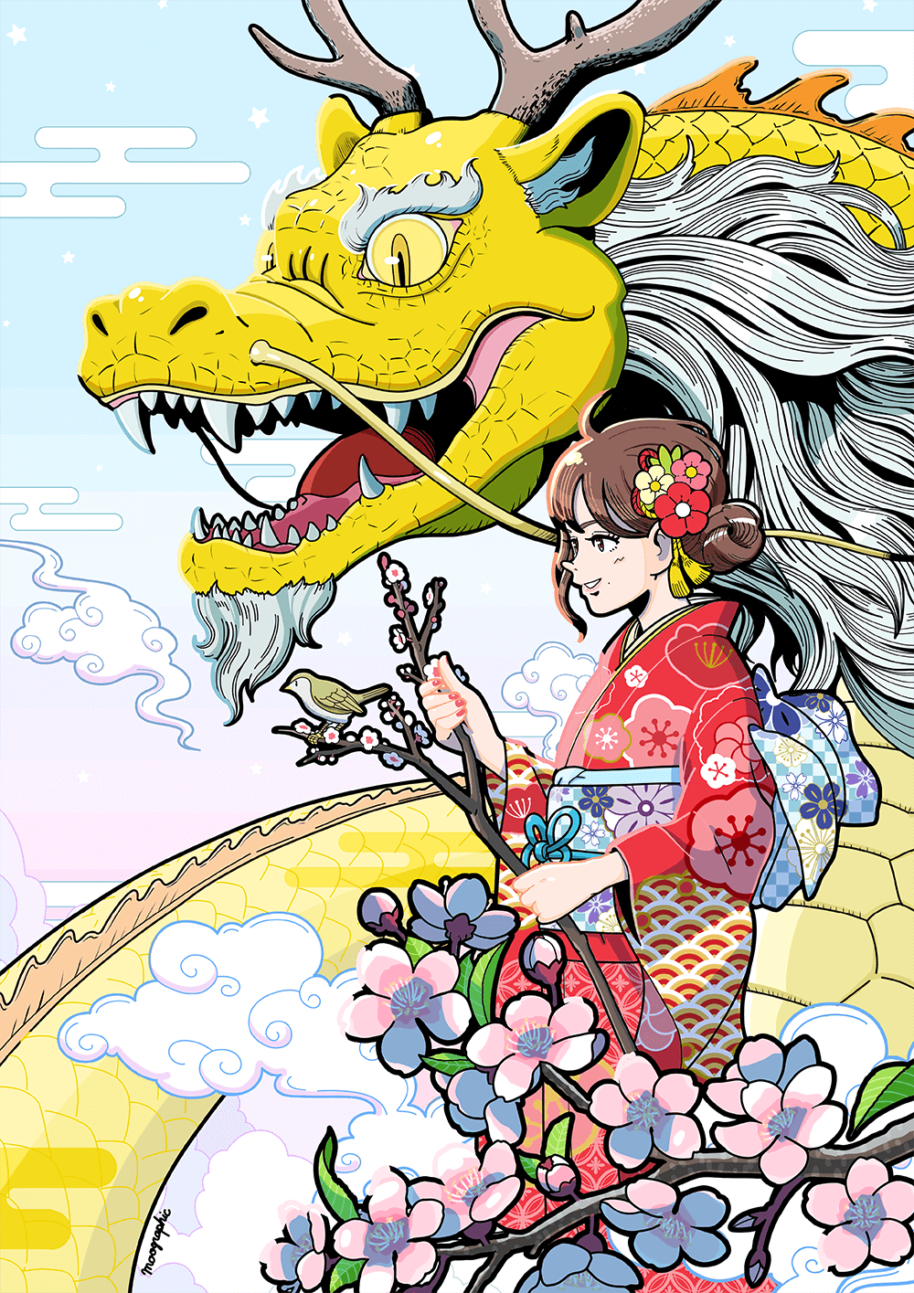 A Girl and Her Dragon